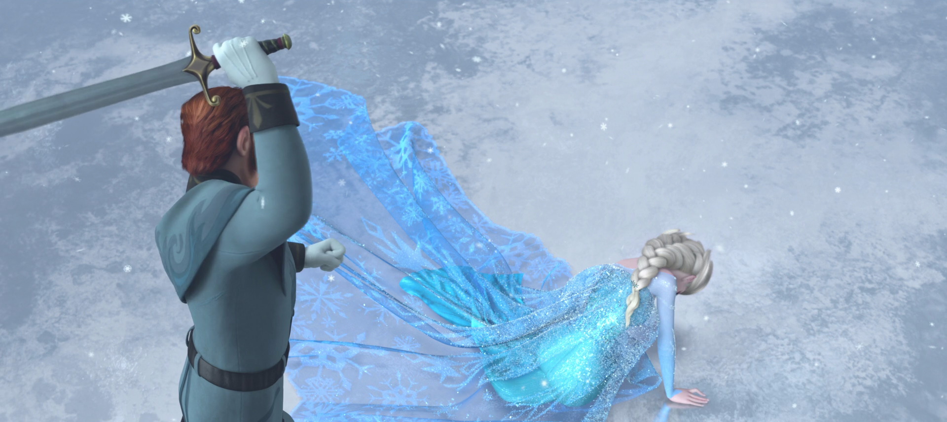 Hans About To Kill Elsa - HD Wallpaper 