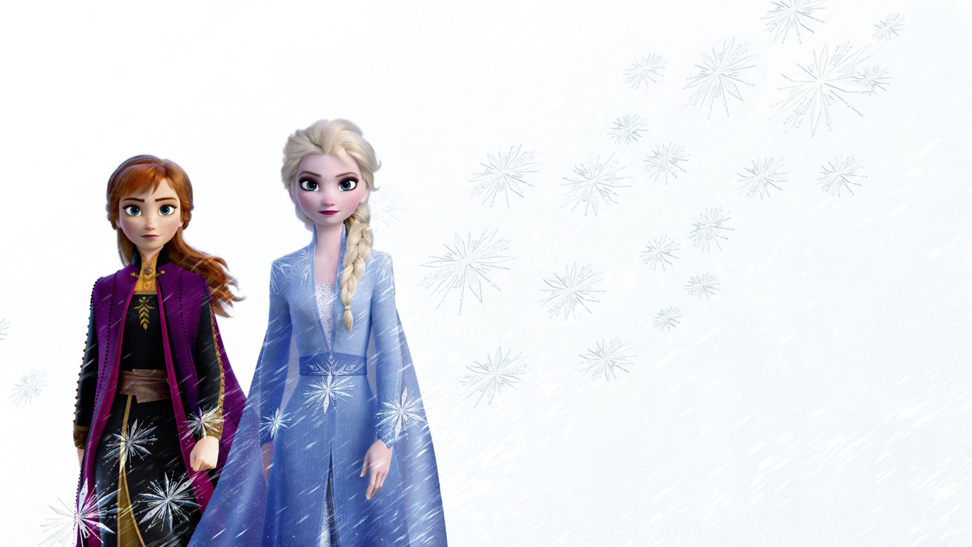 Elsa And Anna Frozen 2 - 1920x1080 Wallpaper 
