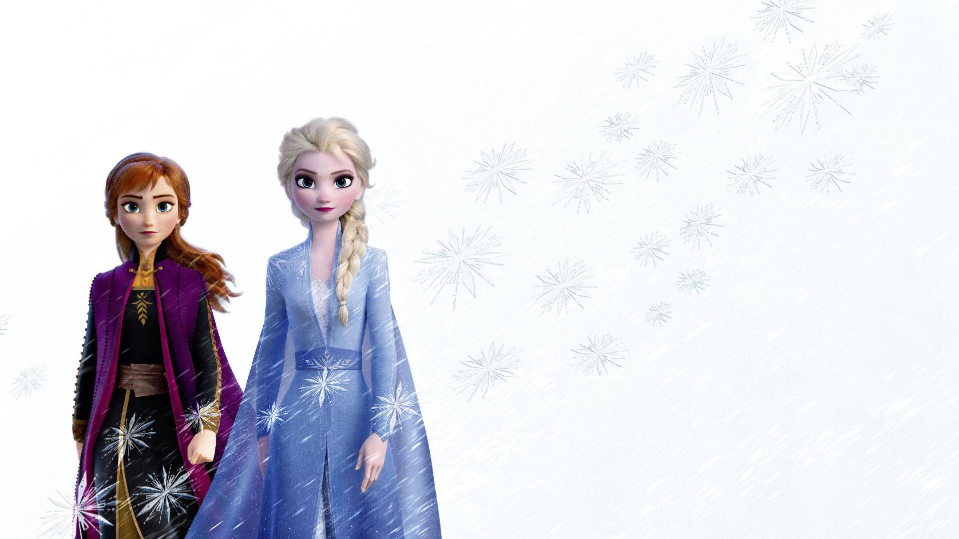 Elsa And Anna Frozen 2 - HD Wallpaper 