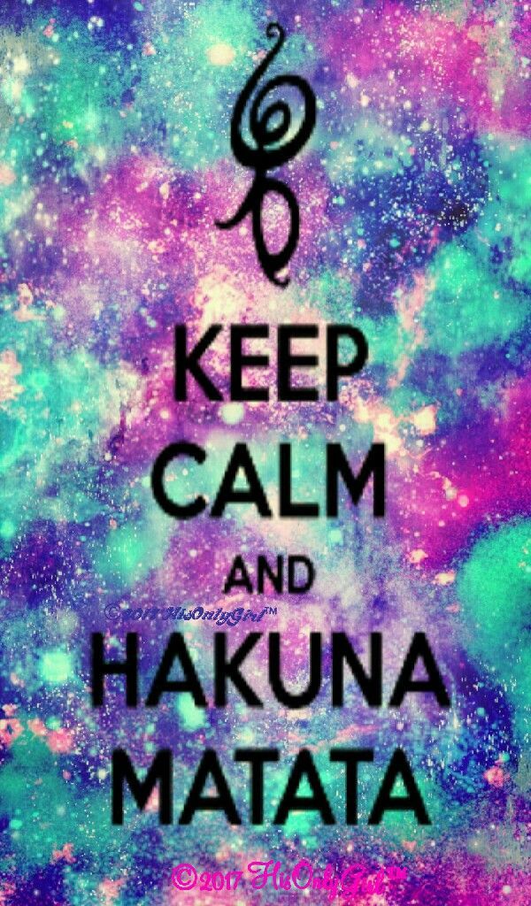 Keep Calm Hakuna Matata Galaxy Iphone Android Wallpaper - Hakuna Matata Background Phone - HD Wallpaper 