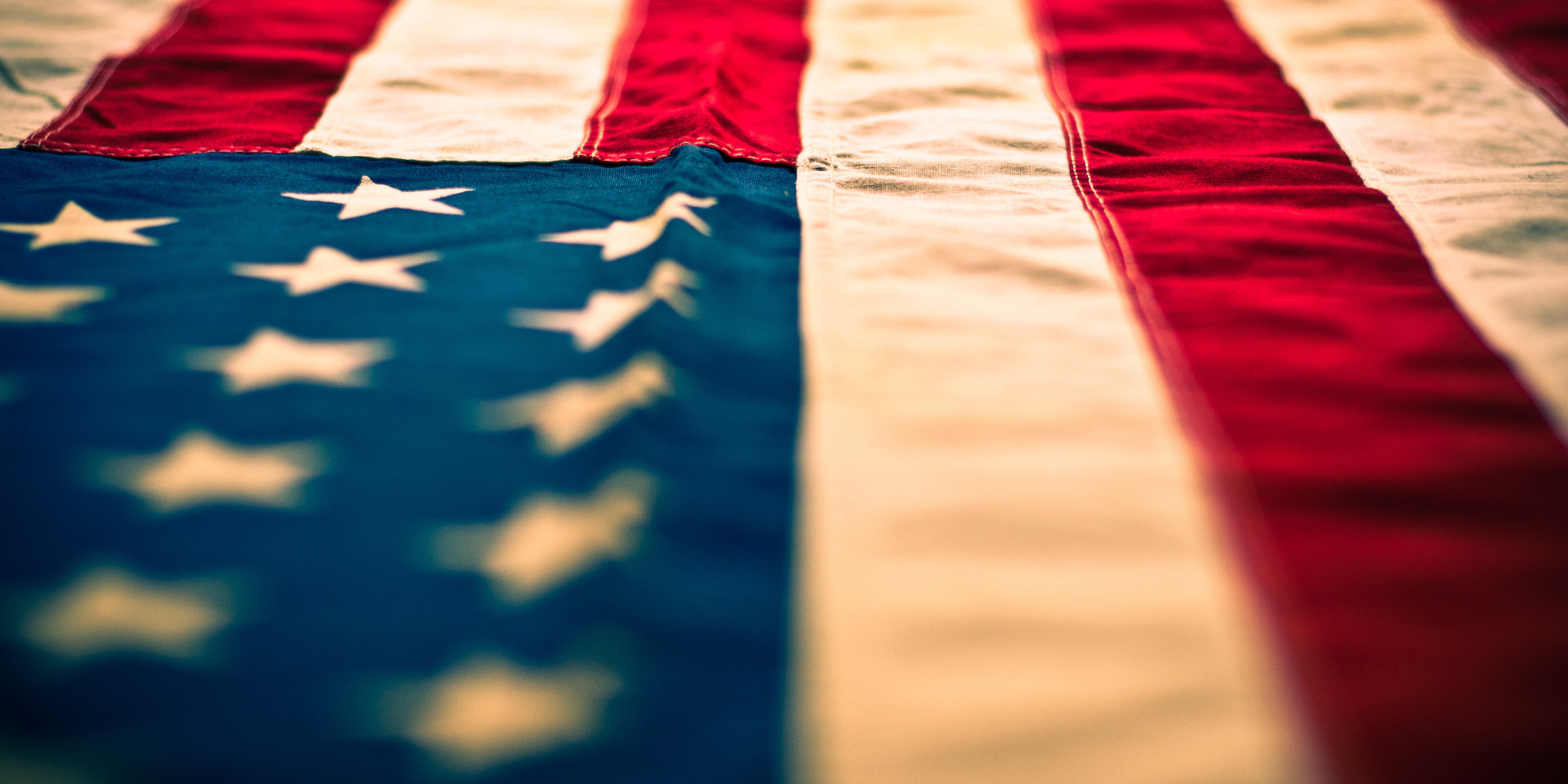 Vintage American Flag Background - HD Wallpaper 