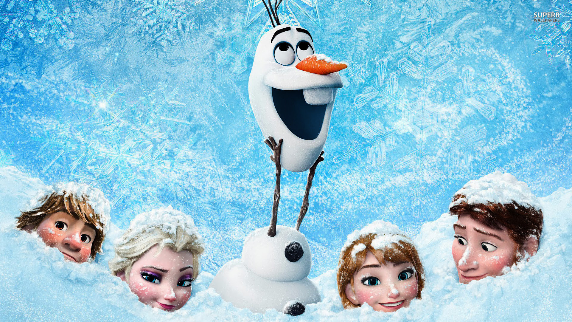 Elsa, Hans And Olaf 
 Data-src - HD Wallpaper 