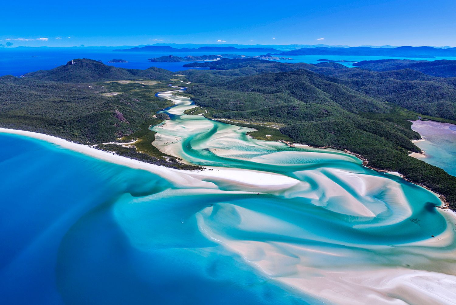 Kumpulan Wallpaper Pemandangan Pantai Tercantik Di - Whitehaven Beach The World - HD Wallpaper 