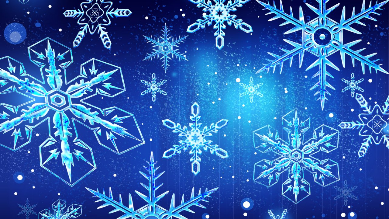 Snowflake Frozen 2d Background High Definition Amazing - Christmas Computer Background - HD Wallpaper 