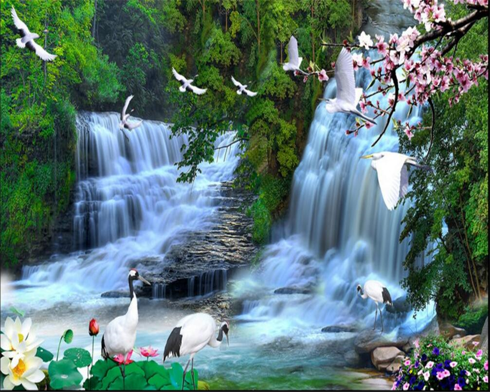 Hd Background Nature Falls - HD Wallpaper 