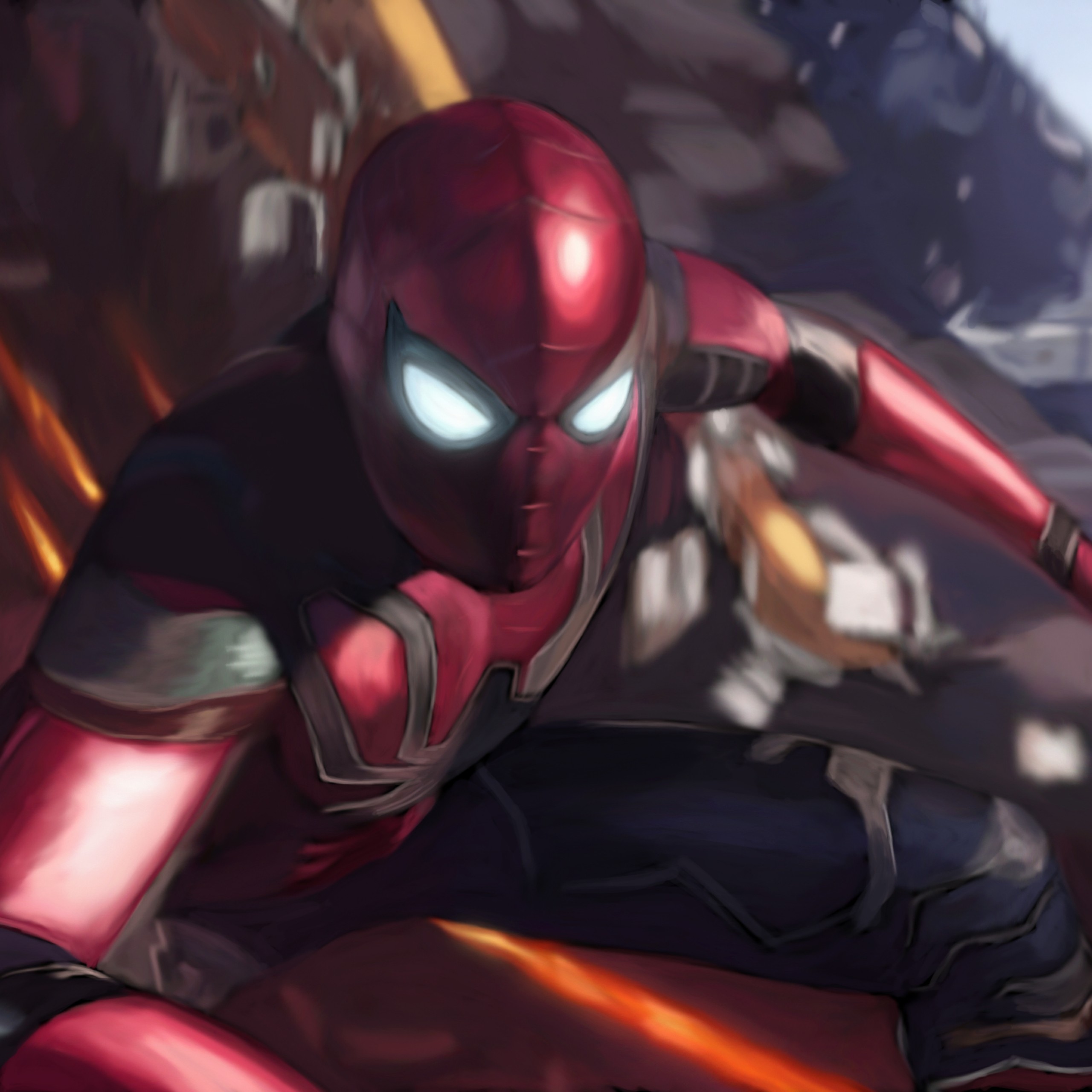 Spiderman Avenger Infinity War Wallpaper Iphone - HD Wallpaper 