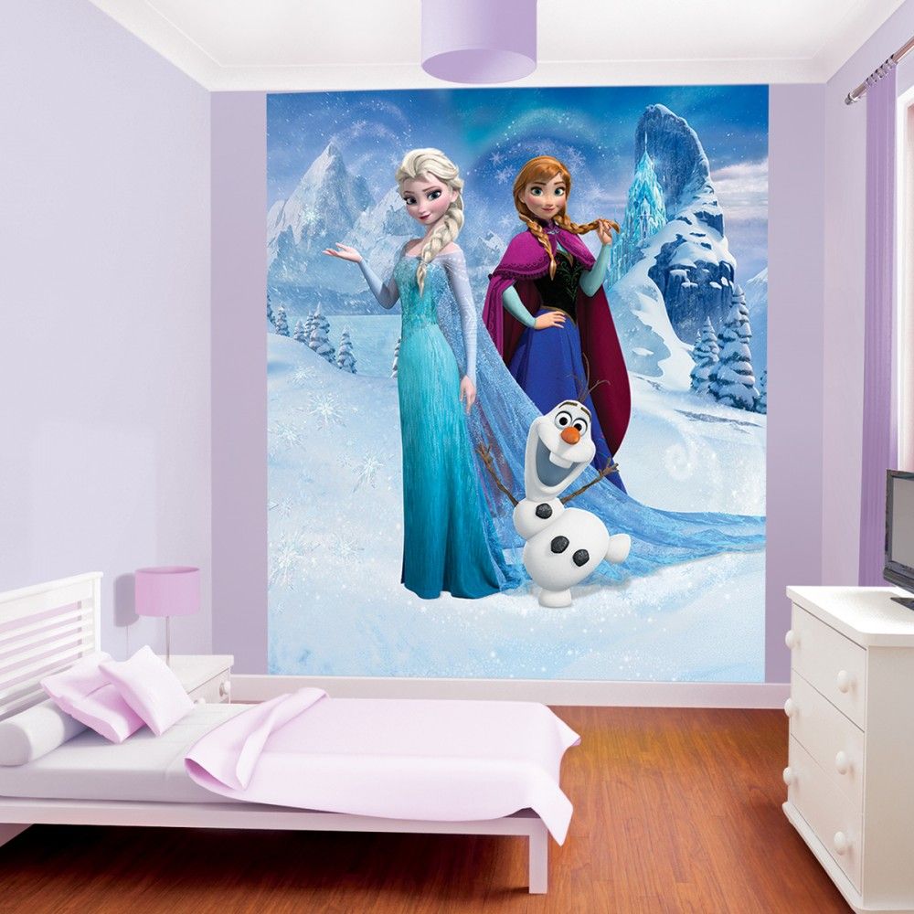 Disney Frozen Wallpaper By Walltastic - Imágenes De Frozen En Hd - HD Wallpaper 