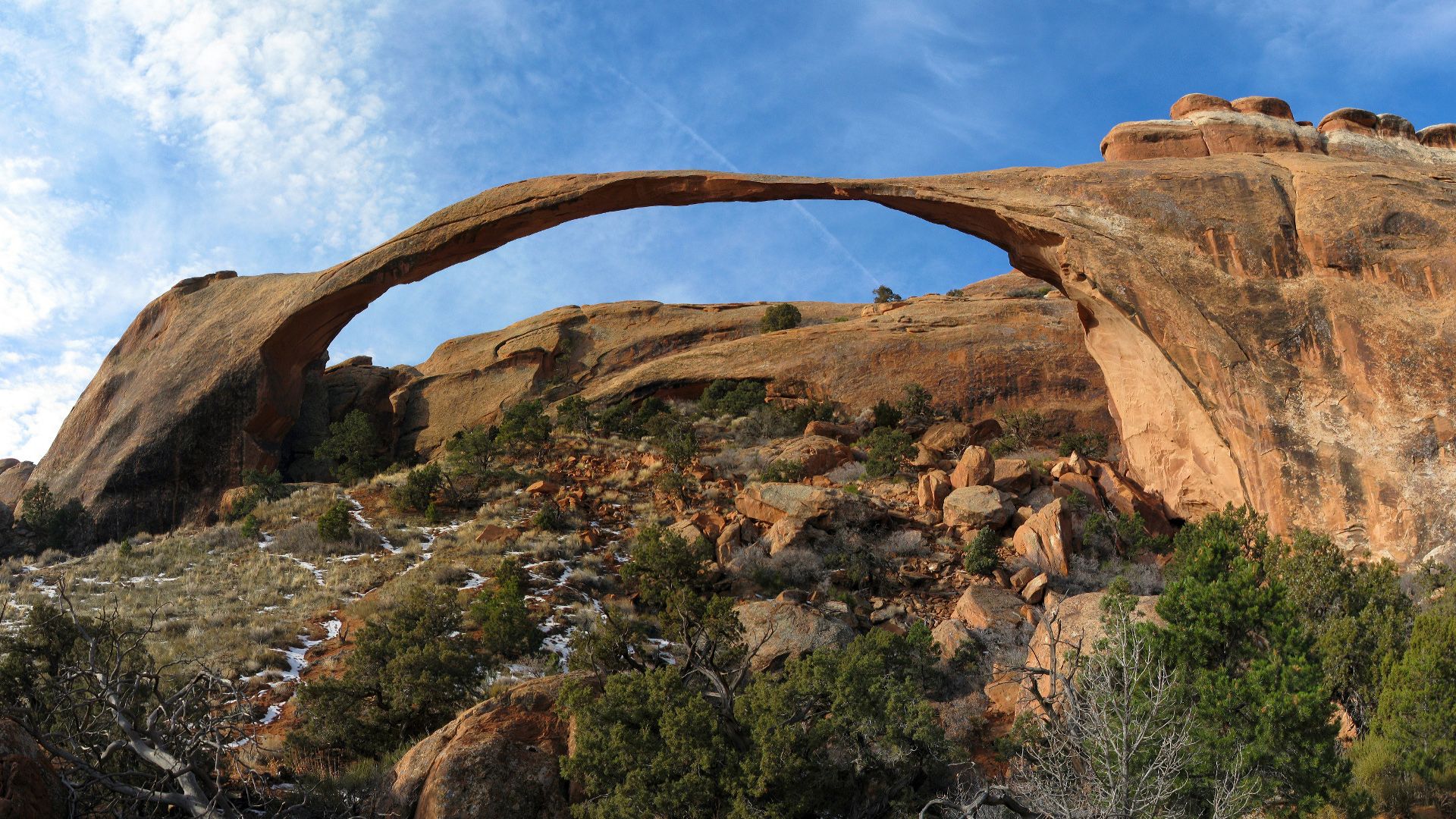 Best Real World Full Hd Tech 03 Wallpaper - Arches National Park, Landscape Arch - HD Wallpaper 