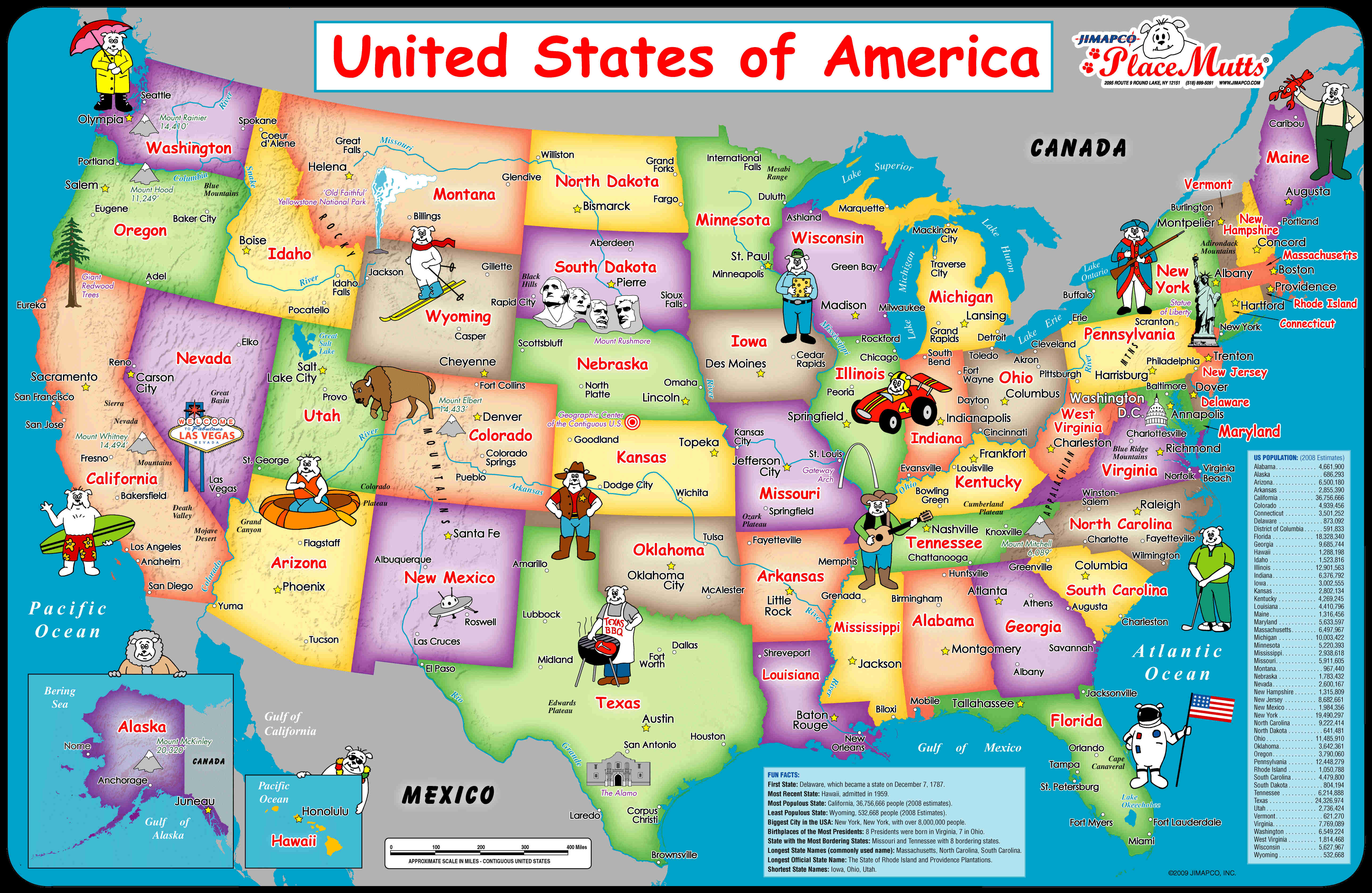 Usa Map With States And Cities Hd - HD Wallpaper 