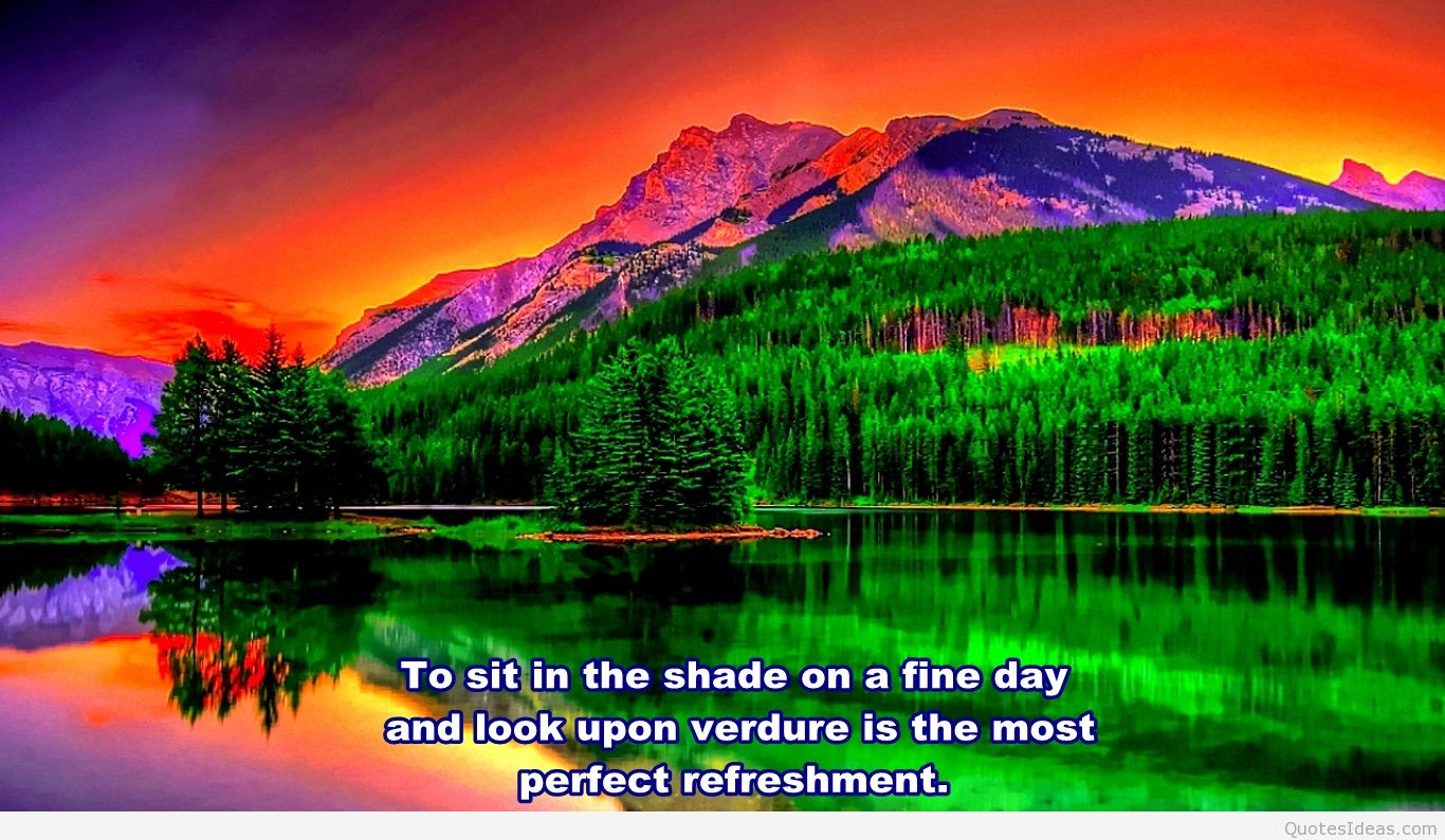 Wonderful Hd Image Nature Quote - Best Nature Background - HD Wallpaper 
