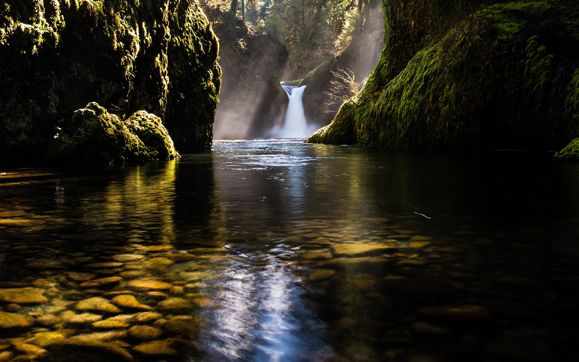Wallpaper - Moving Desktop Backgrounds Waterfall - HD Wallpaper 