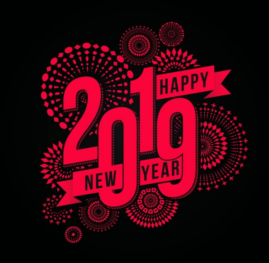 Happy New Year 2019 Wishes Quotes Sms Msg Images Photos - Happy New Year 2019 Hanes - HD Wallpaper 