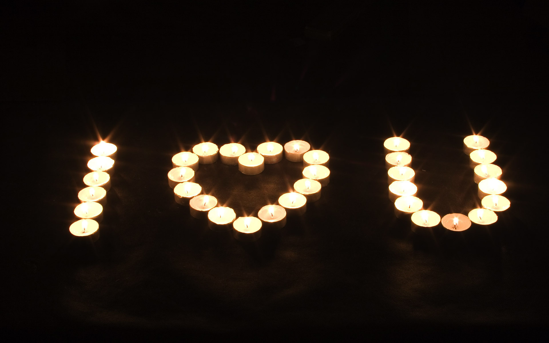 Candle Wallpaper - Love You - HD Wallpaper 