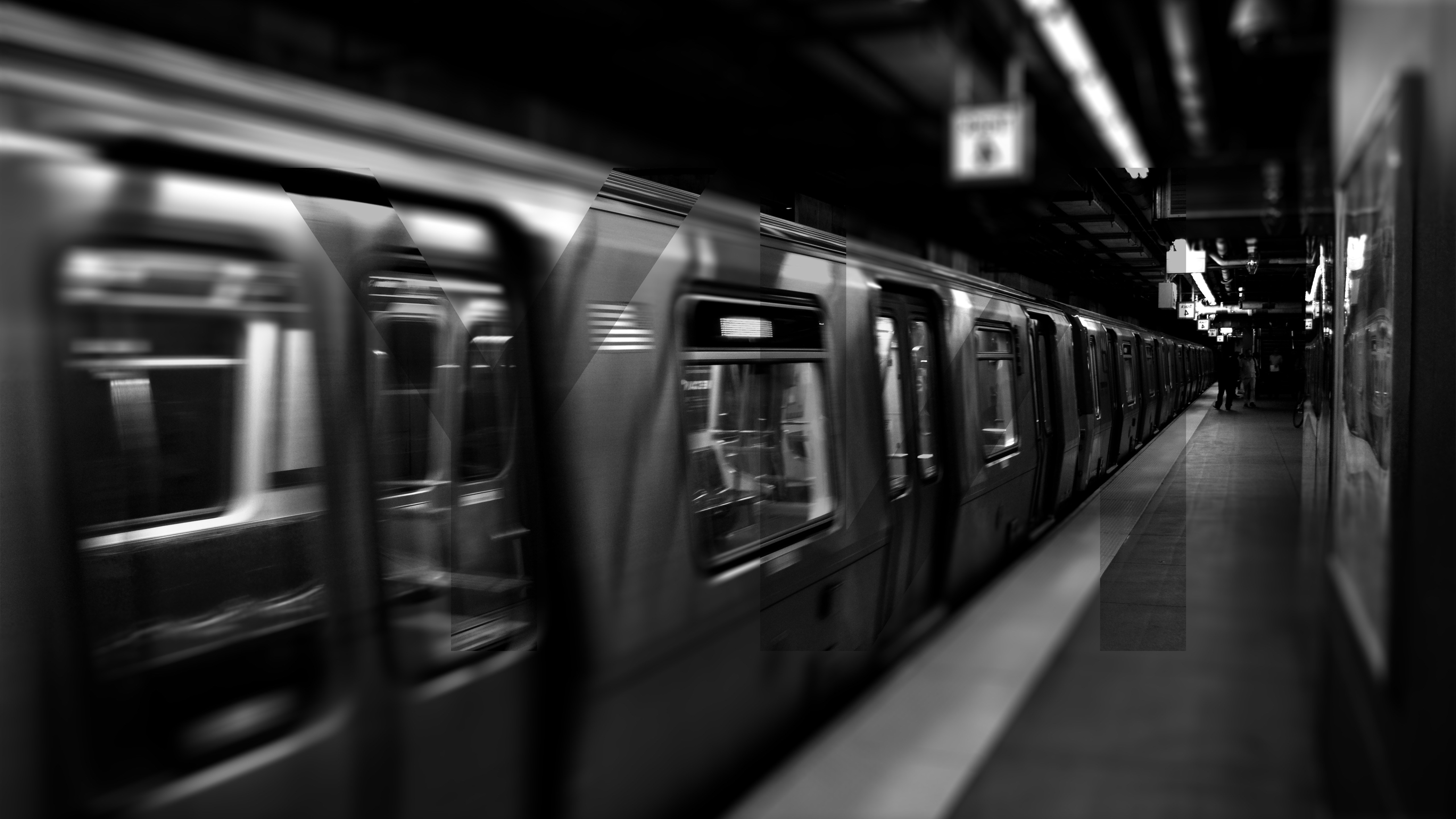 Subway Train - HD Wallpaper 
