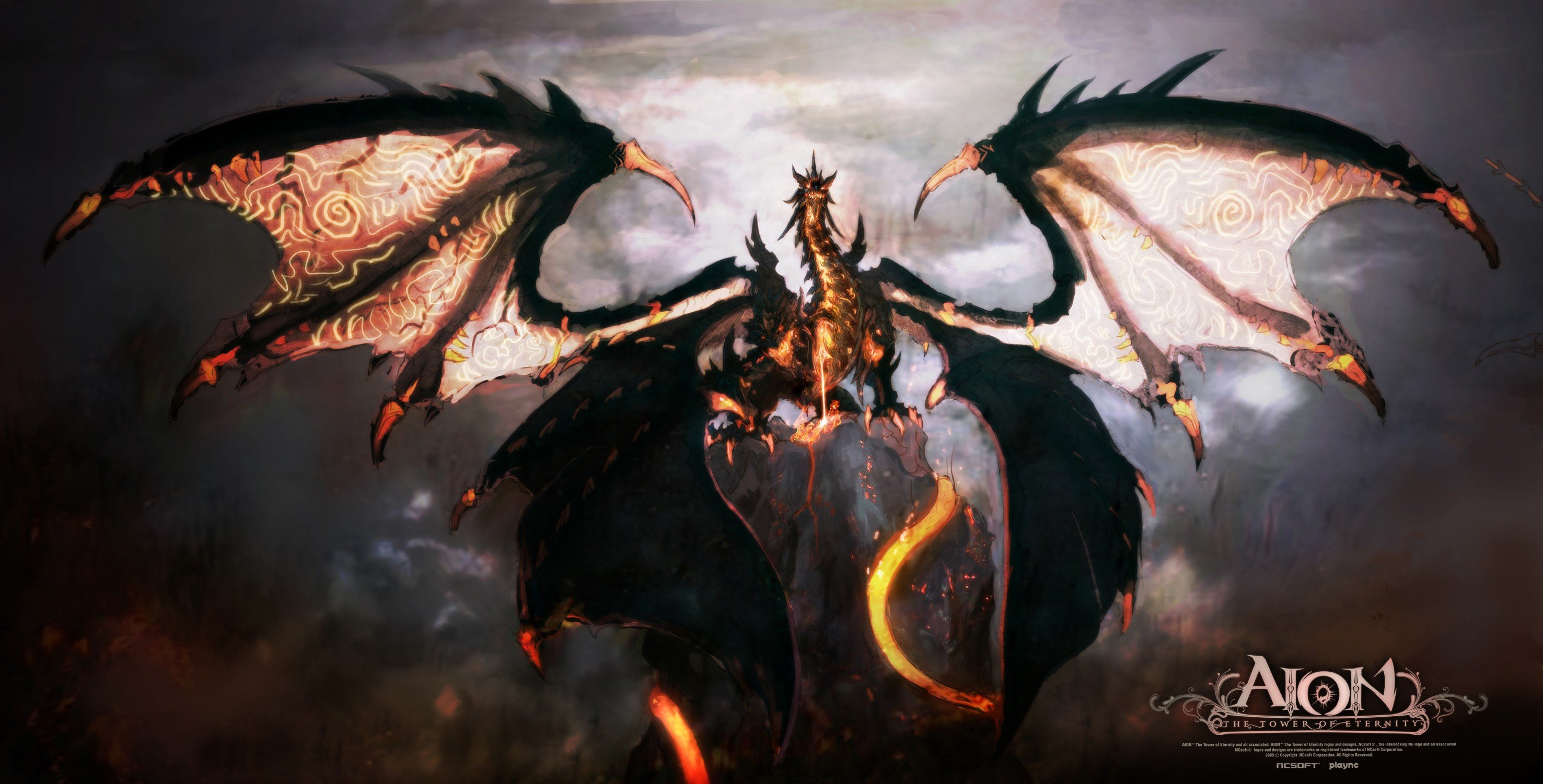 Brown And Black Dragon - HD Wallpaper 
