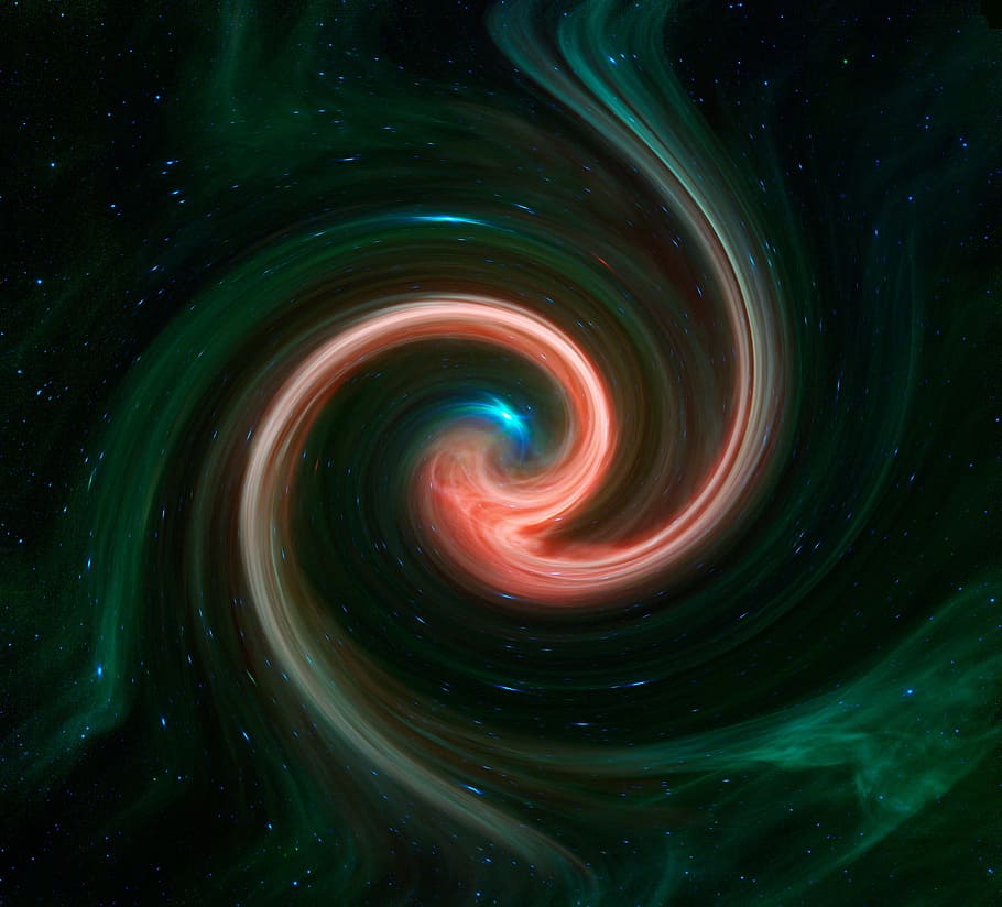 Wallpaper Galaksi, Merah, Hijau, Dan Biru, Galaksi, - メトシェラ 星 - HD Wallpaper 