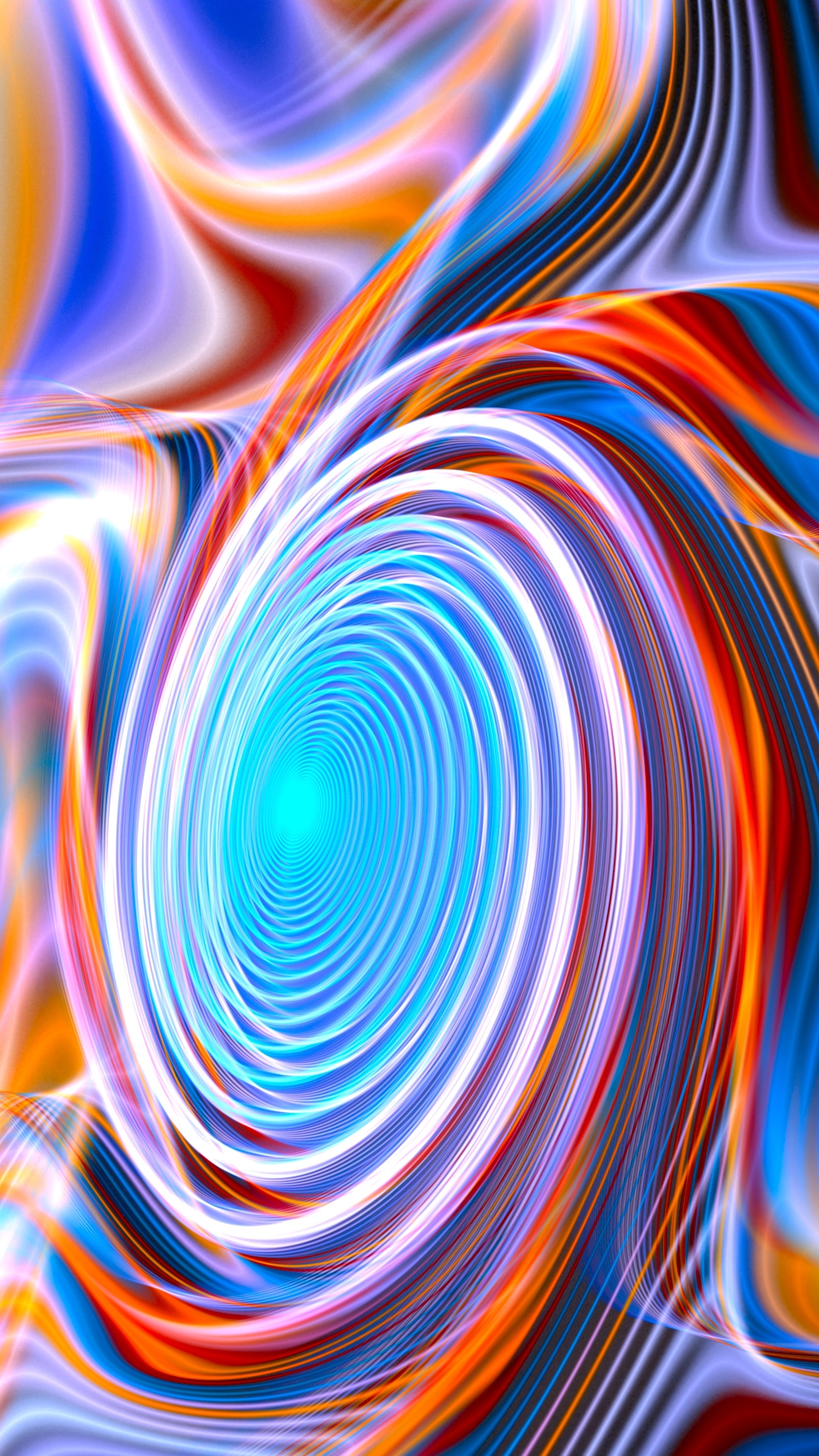 Vortex, Colorful Spiral, Abstraction, Colorful, Wallpaper - Vortex - HD Wallpaper 