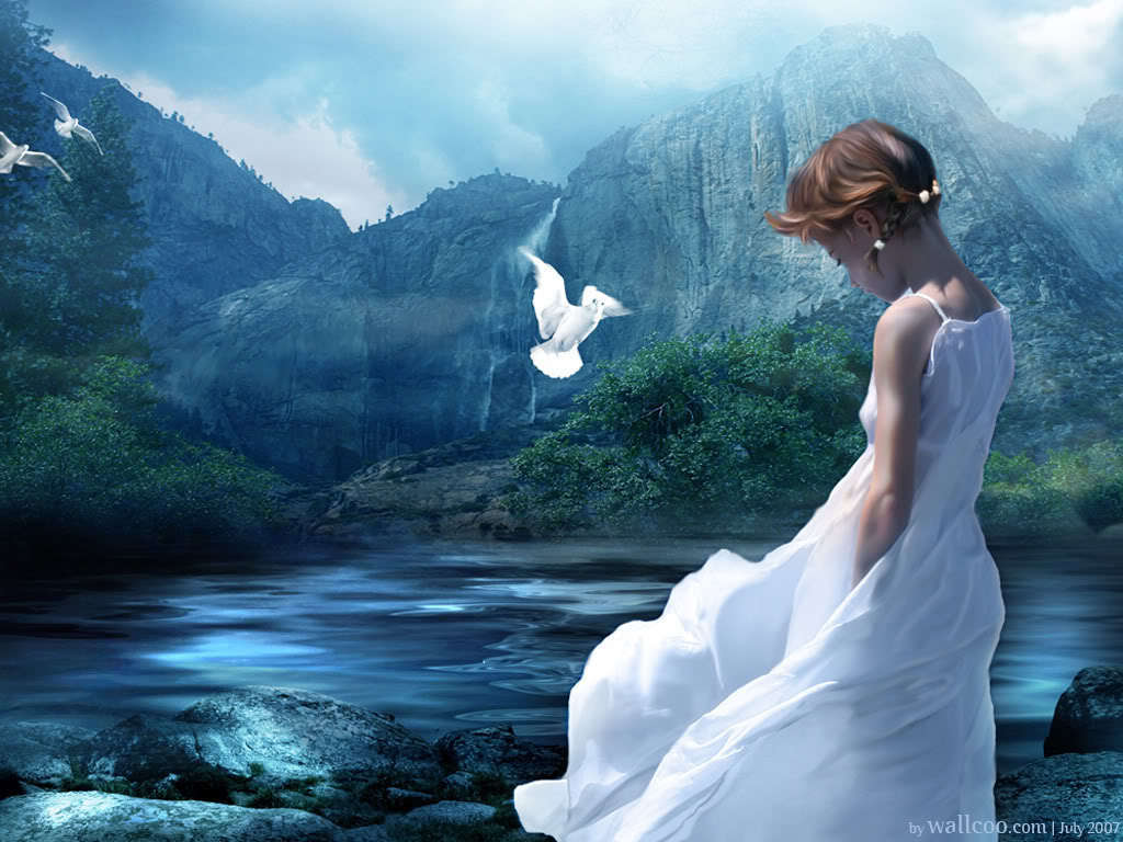 Gambar Yang Indah - Paradise Fantasy World Fantasy - HD Wallpaper 