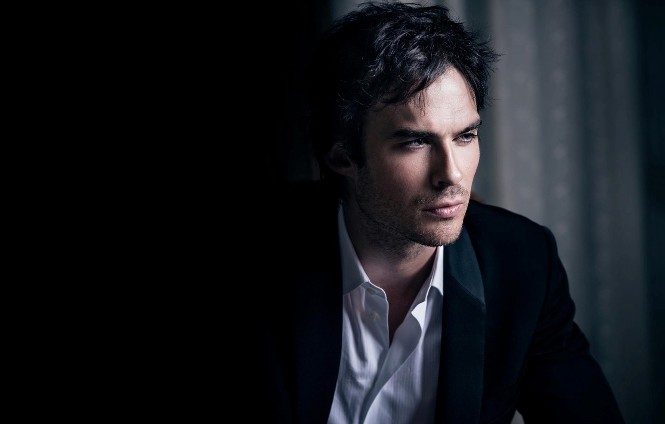 Photo Wallpaper Costume, Actor, Male, The Series, Black - Ian Somerhalder - HD Wallpaper 