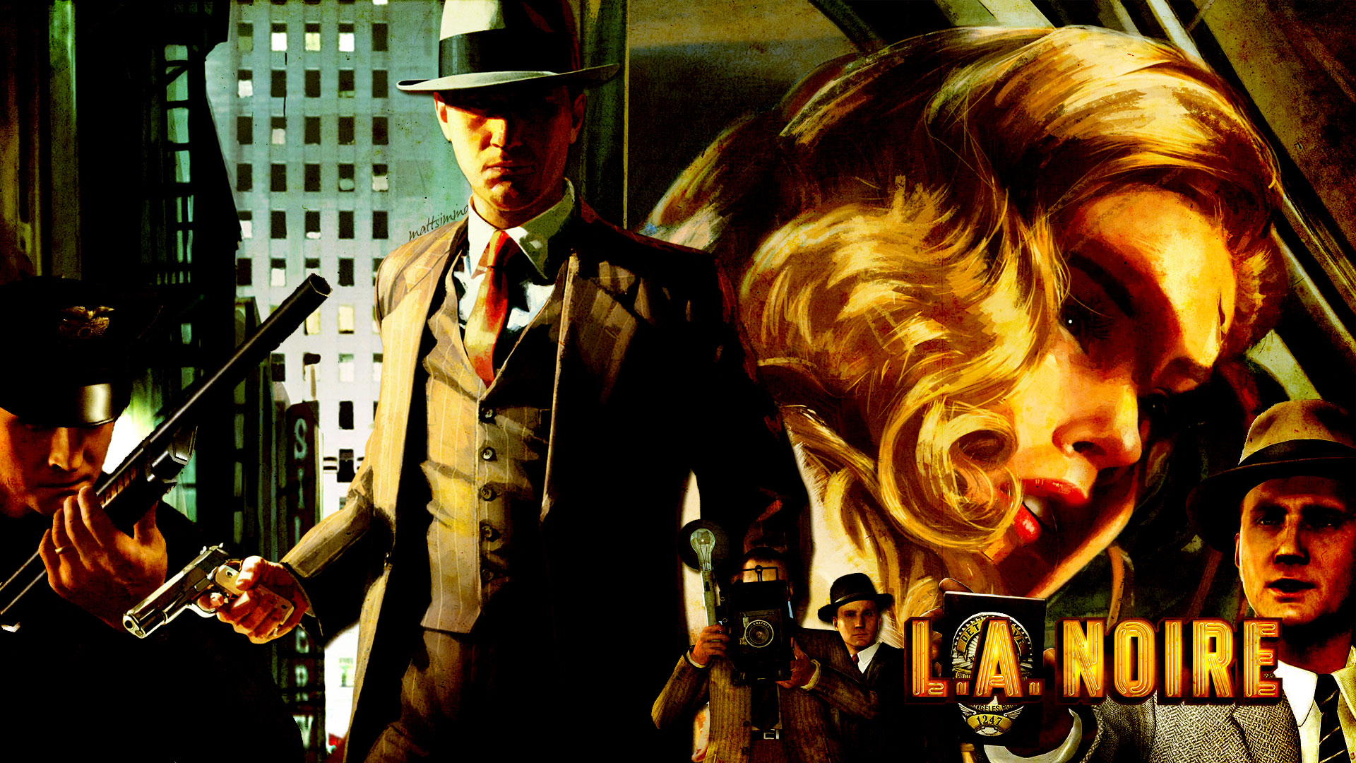 La Noire Wallpaper Hd - HD Wallpaper 