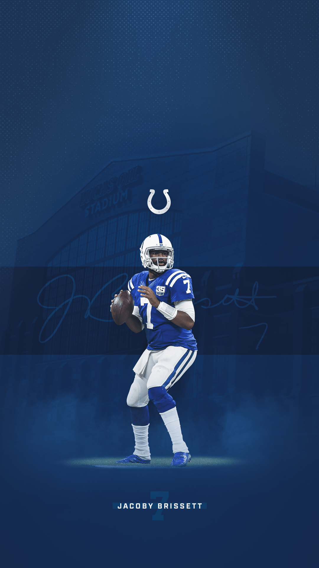 Colts Jacoby Brissett 1080x1920 Wallpaper Teahub Io