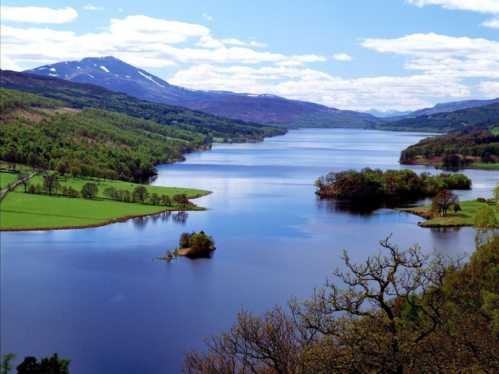 Gambar-gambar Sungai Terindah - Loch Tummel - HD Wallpaper 