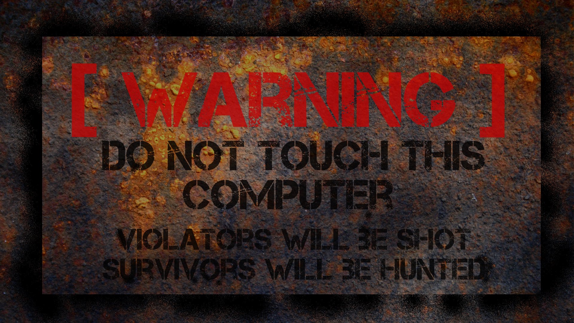 Wallpaper - Warning Wallpaper Desktop - HD Wallpaper 