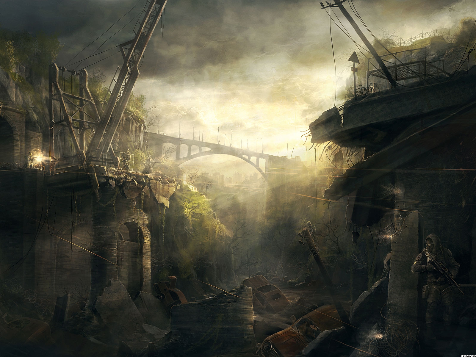 End Of The World - Post Apocalyptic Post Apocalypse Art - HD Wallpaper 