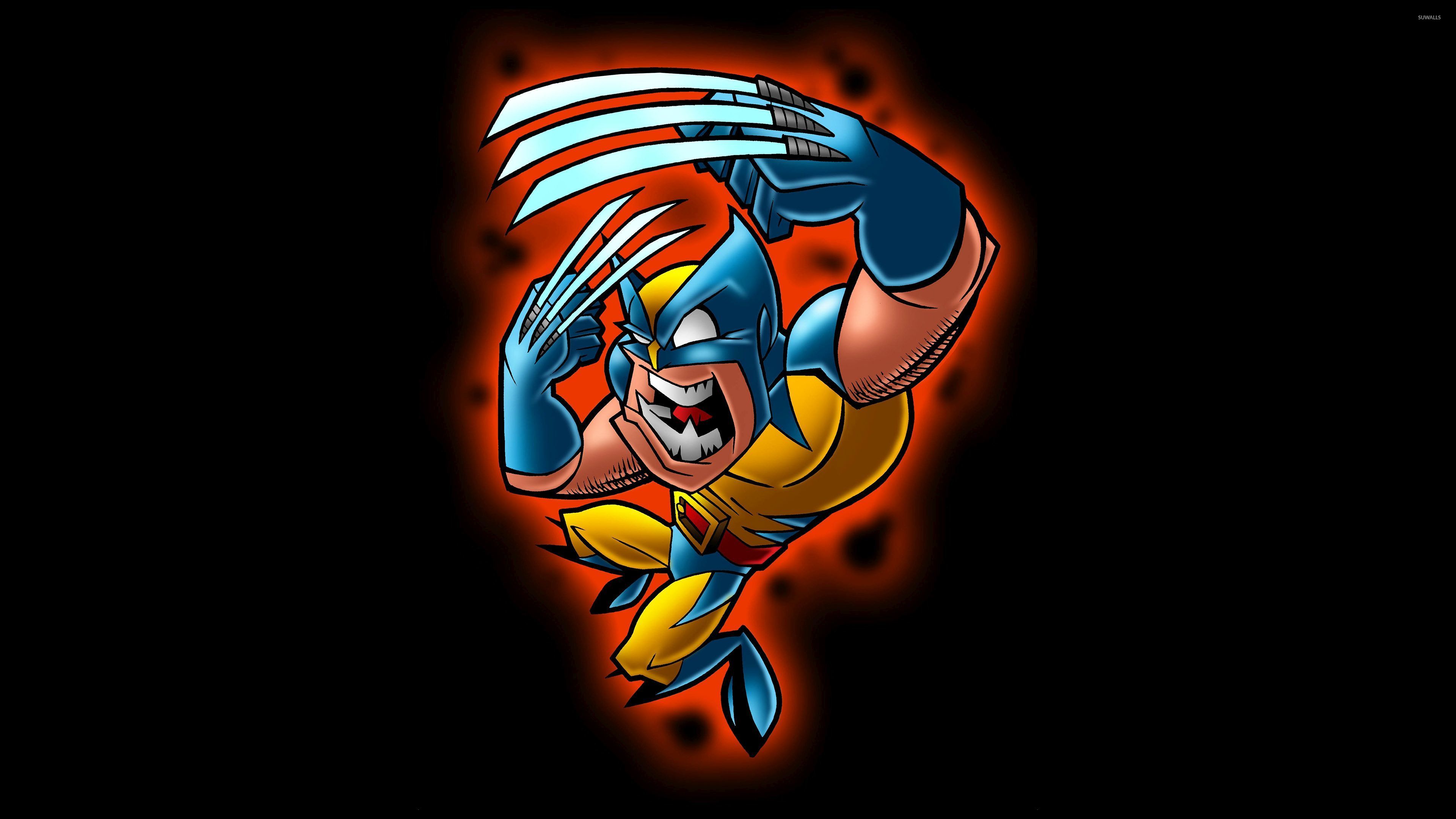 Funny Wolverine - HD Wallpaper 