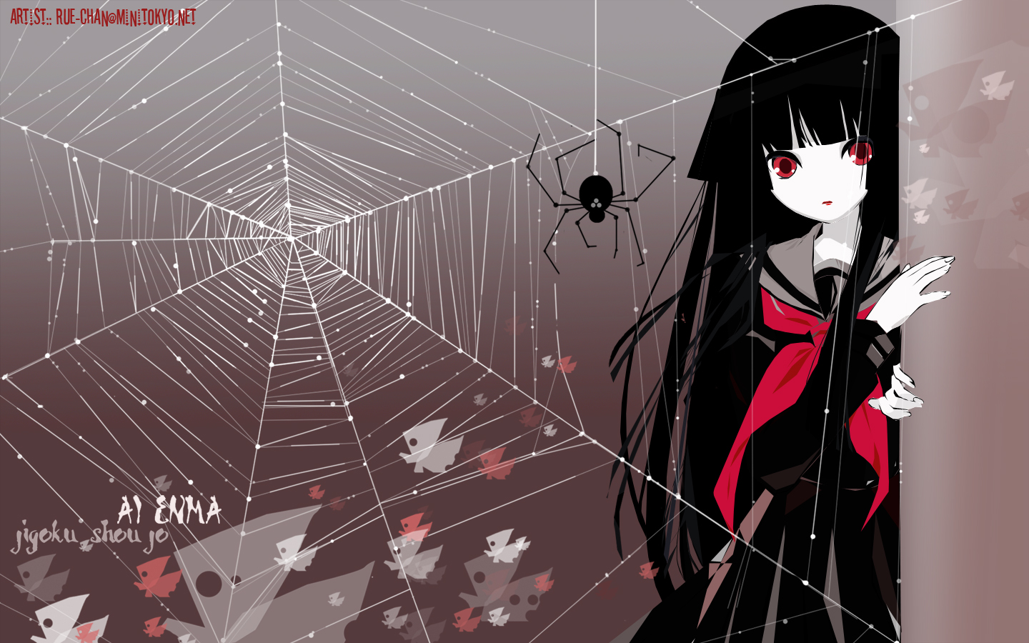 Jigoku Shoujo, Ai Enma Wallpaper 
	style Width - Jigoku Shoujo Wallpaper Enma Ai - HD Wallpaper 