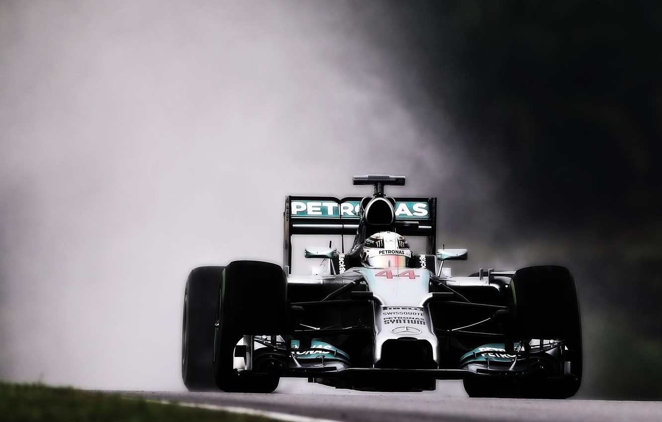 Photo Wallpaper Formula 1, Mercedes, Formula 1, Racer, - Lewis Hamilton - HD Wallpaper 