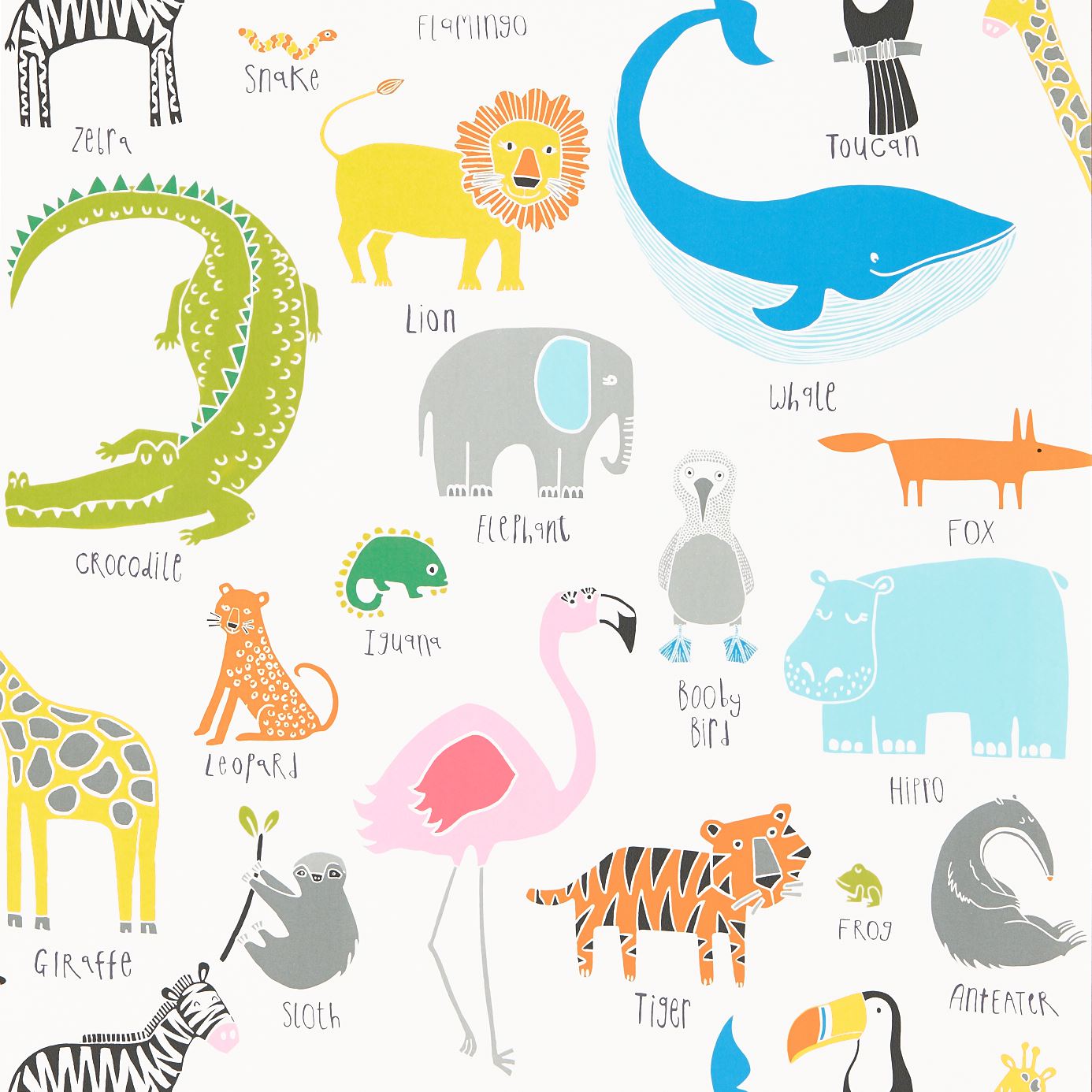 Animal Magic, A Wallpaper By Scion, Part Of The Guess - Animal Magic - HD Wallpaper 