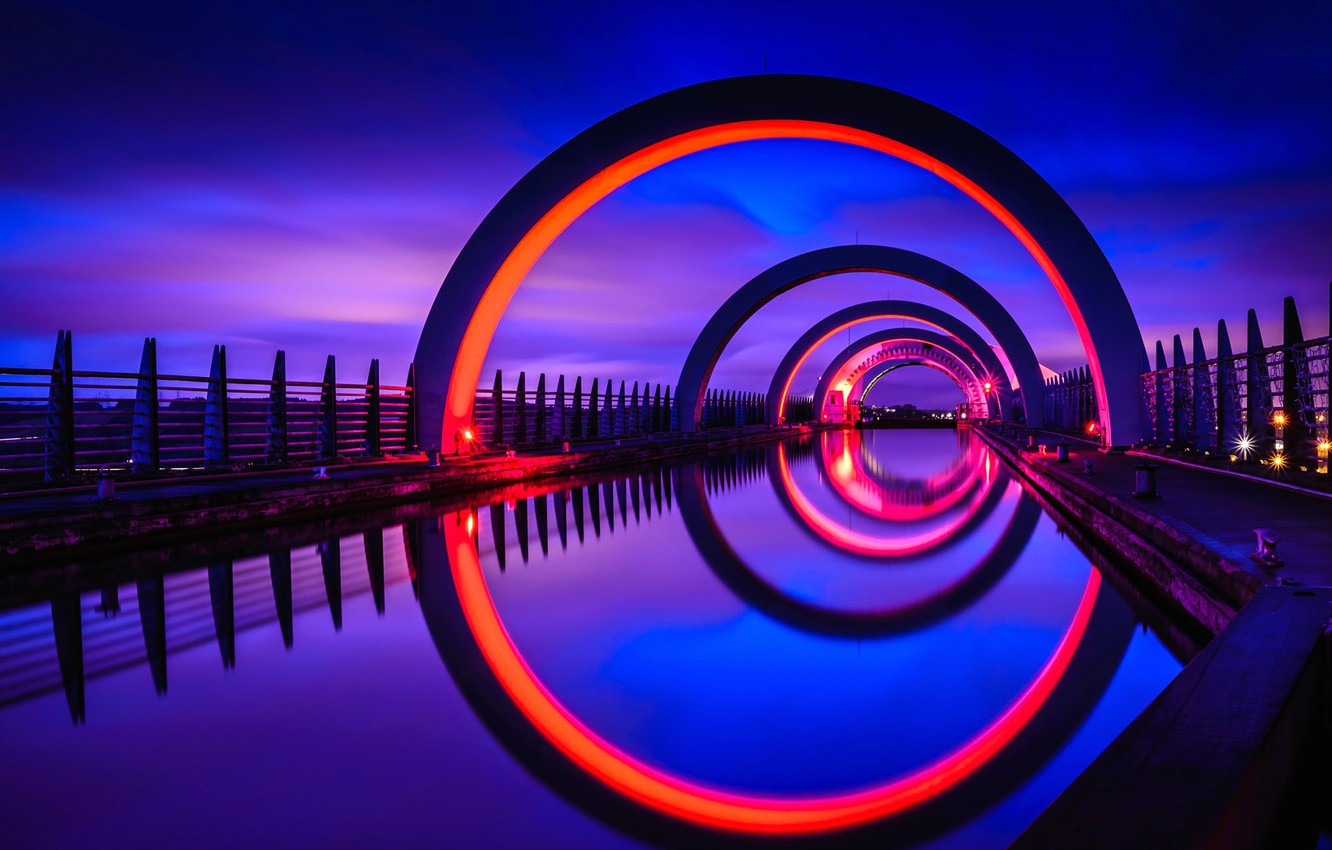 Photo Wallpaper Scotland, Gateway, Falkirk Wheel - Falkirk Wheel - HD Wallpaper 