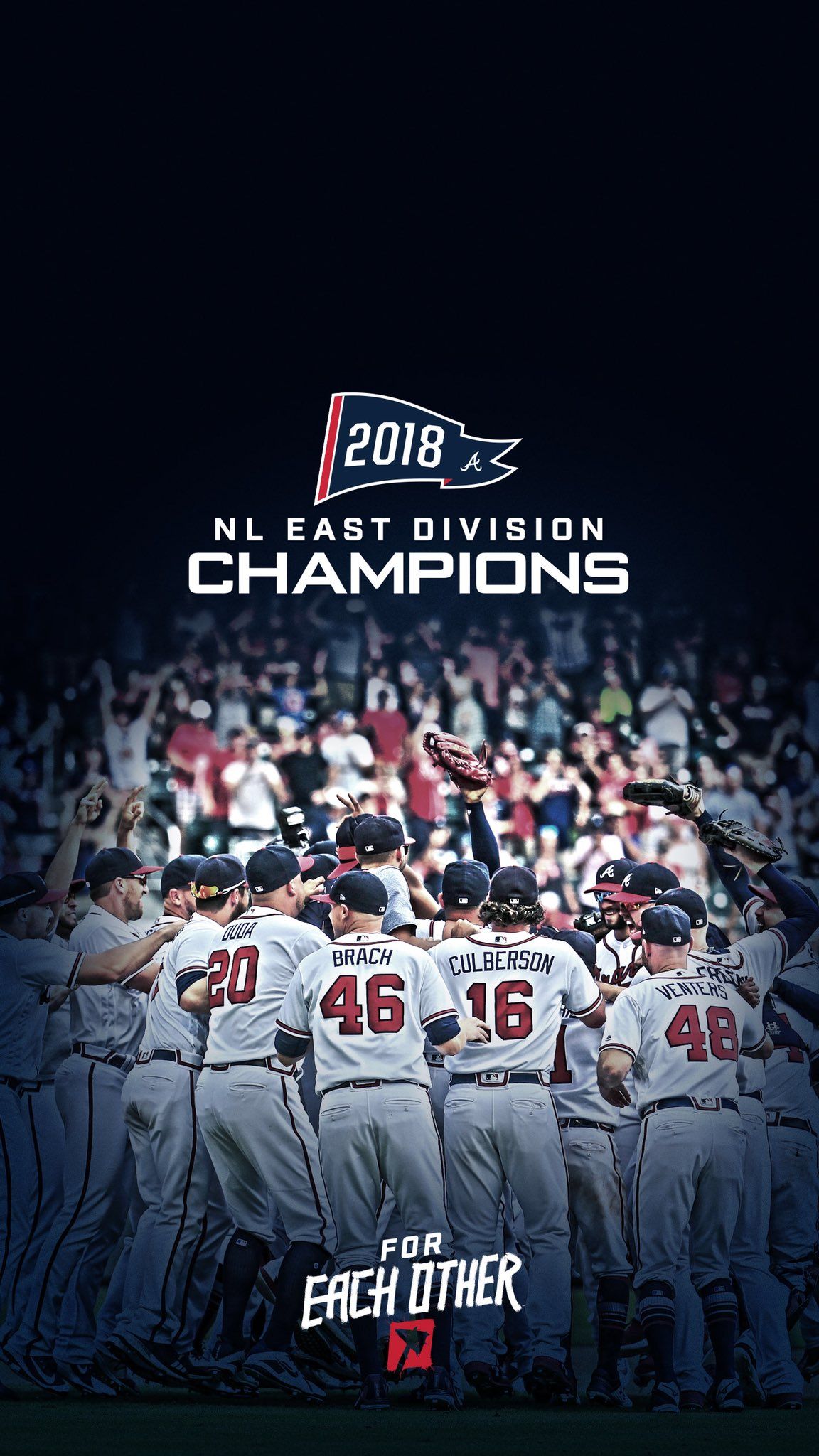Atlanta Braves 2018 Nl East Champions - HD Wallpaper 