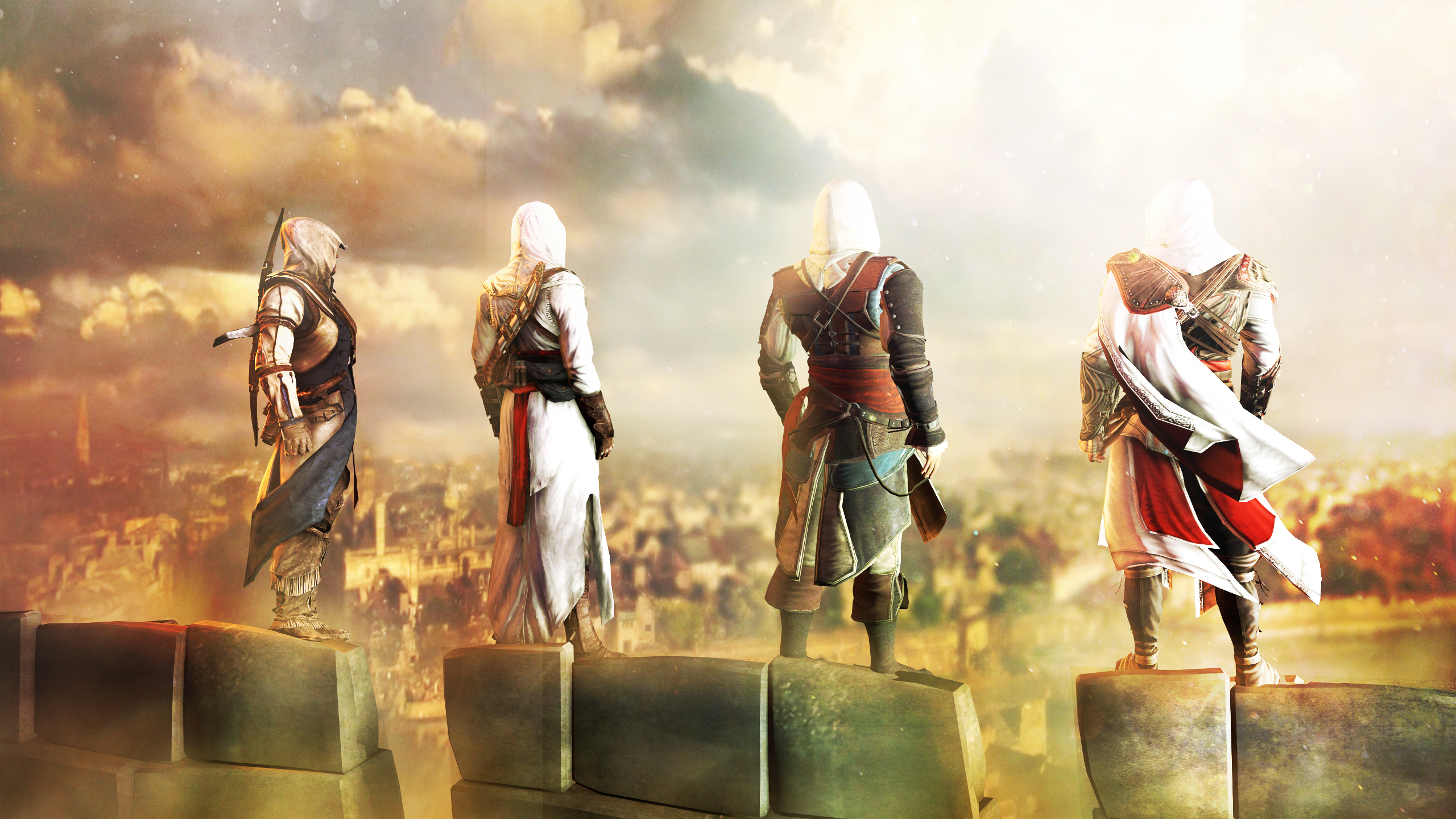 Altair Ezio Connor Edward - HD Wallpaper 