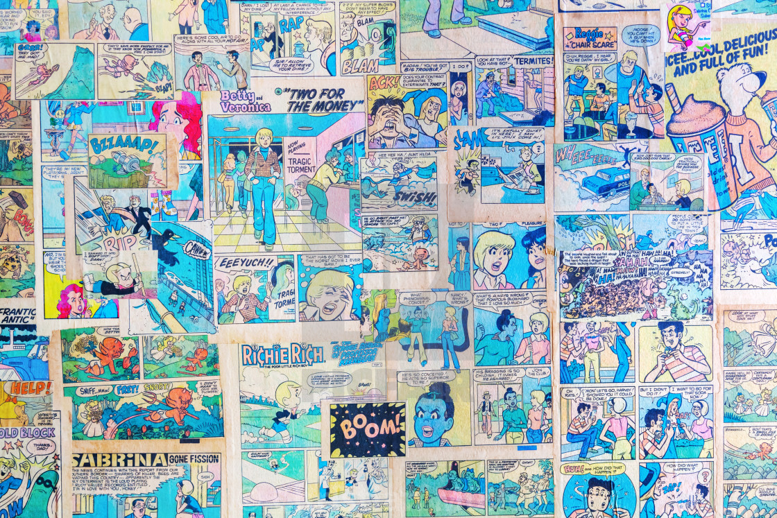 Antique Comics Wallpaper - Comics - HD Wallpaper 