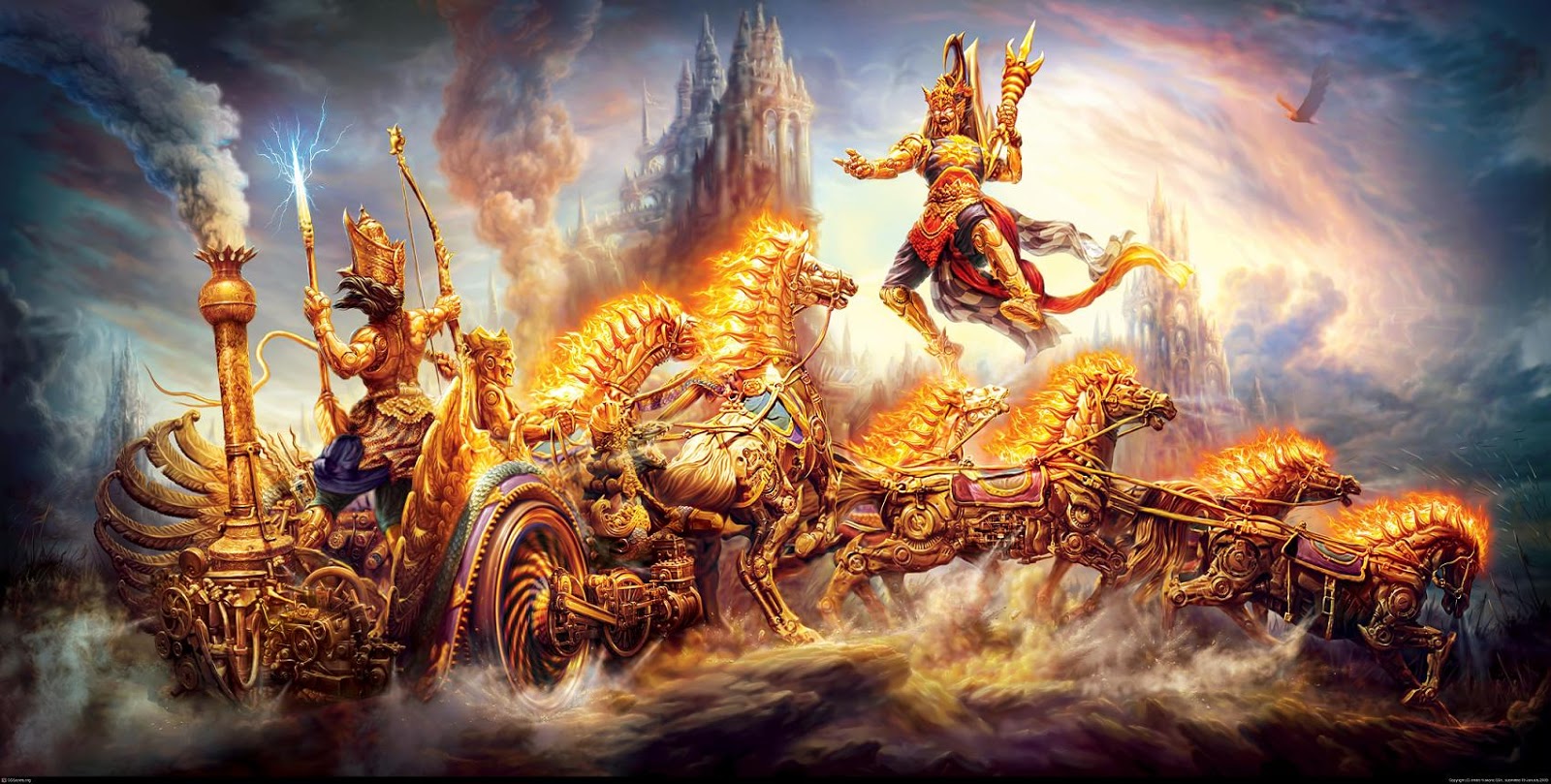 Mahabharat War Large - Kurukshetra War - HD Wallpaper 
