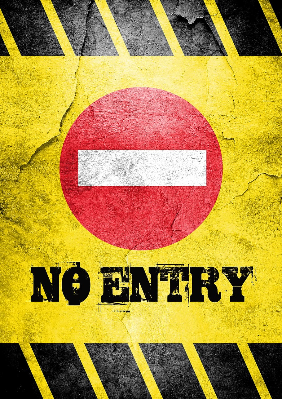 Signalise, Safety, Warning, Communication, Red, Text, - Dark No Entry Sign - HD Wallpaper 