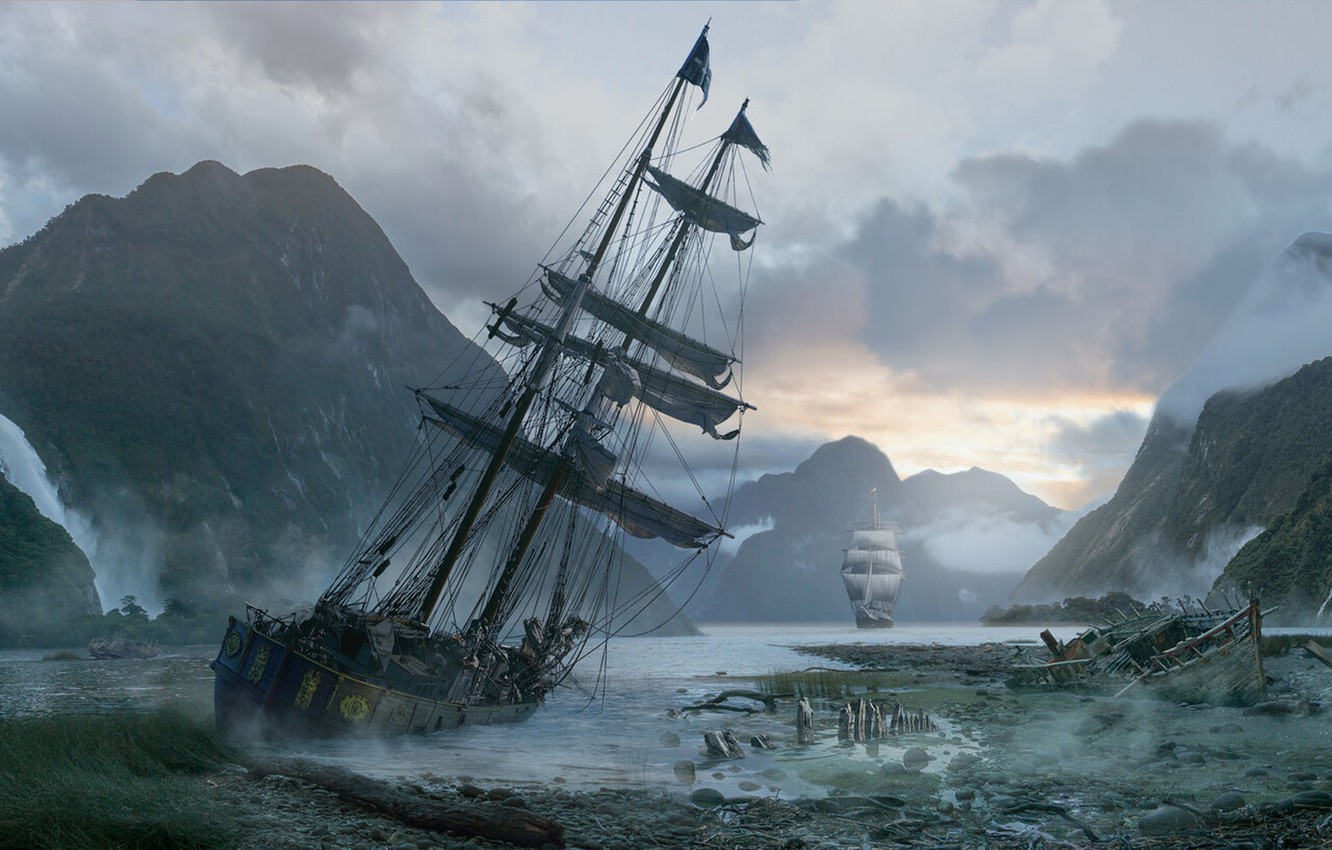 Photo Wallpaper Ships, Cemetery, Jonah Booth-remmers, - Cemetery - HD Wallpaper 