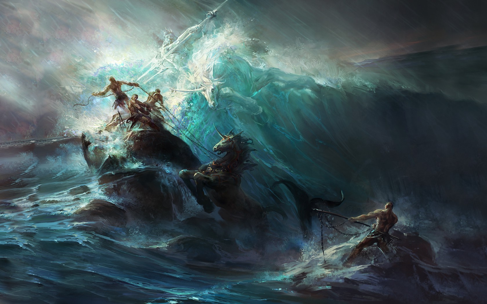 Poseidon Hd - HD Wallpaper 