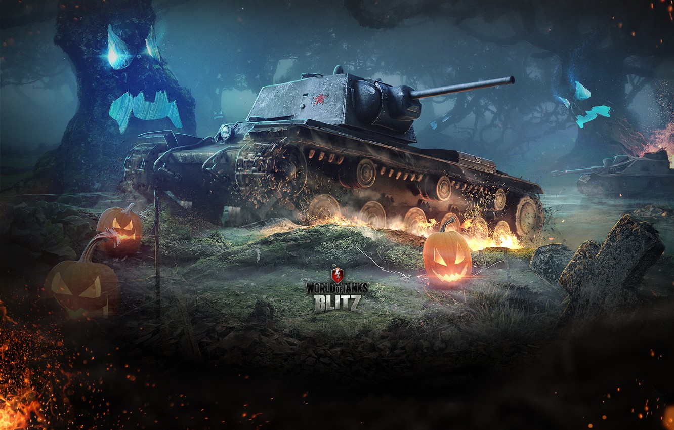 Photo Wallpaper Halloween, Ussr, World Of Tanks, World - World Of Tanks Monster Tanks - HD Wallpaper 