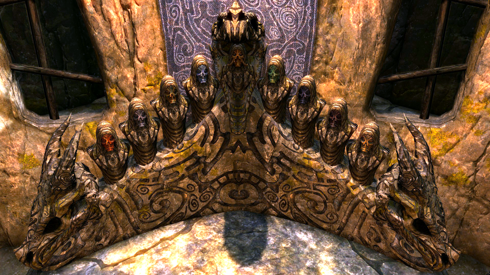 Skyrim Dragon Priest - HD Wallpaper 