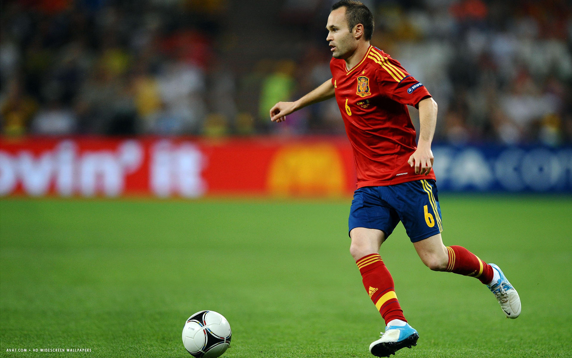 Andres Iniesta Football Player Hd Widescreen Wallpaper - Andres Iniesta Hd - HD Wallpaper 