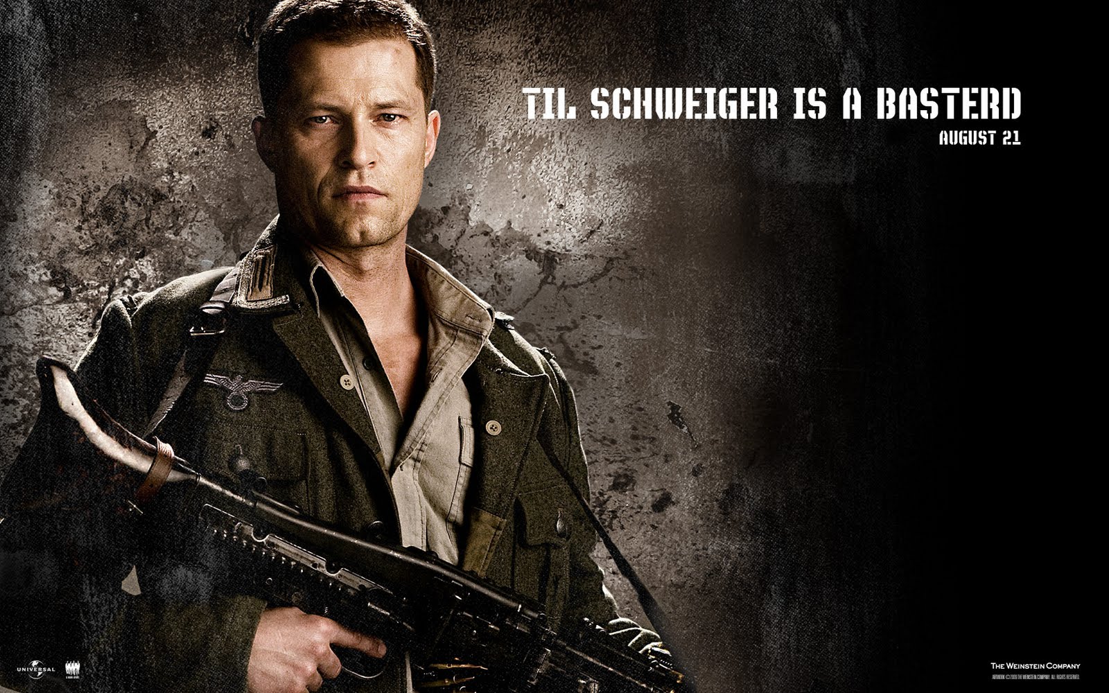 Til Schweiger Inglourious Basterds 1600x1000 Wallpaper teahub.io