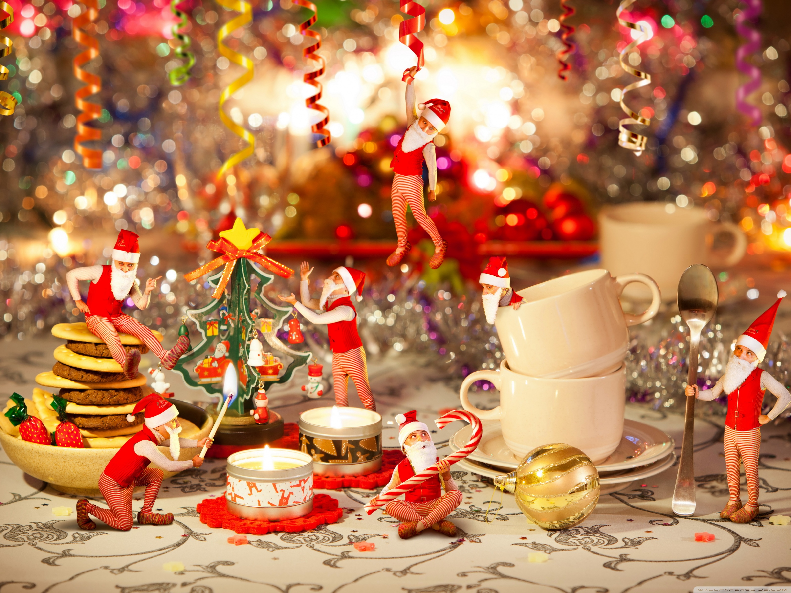 Manipulation Background Hd Christmas - HD Wallpaper 
