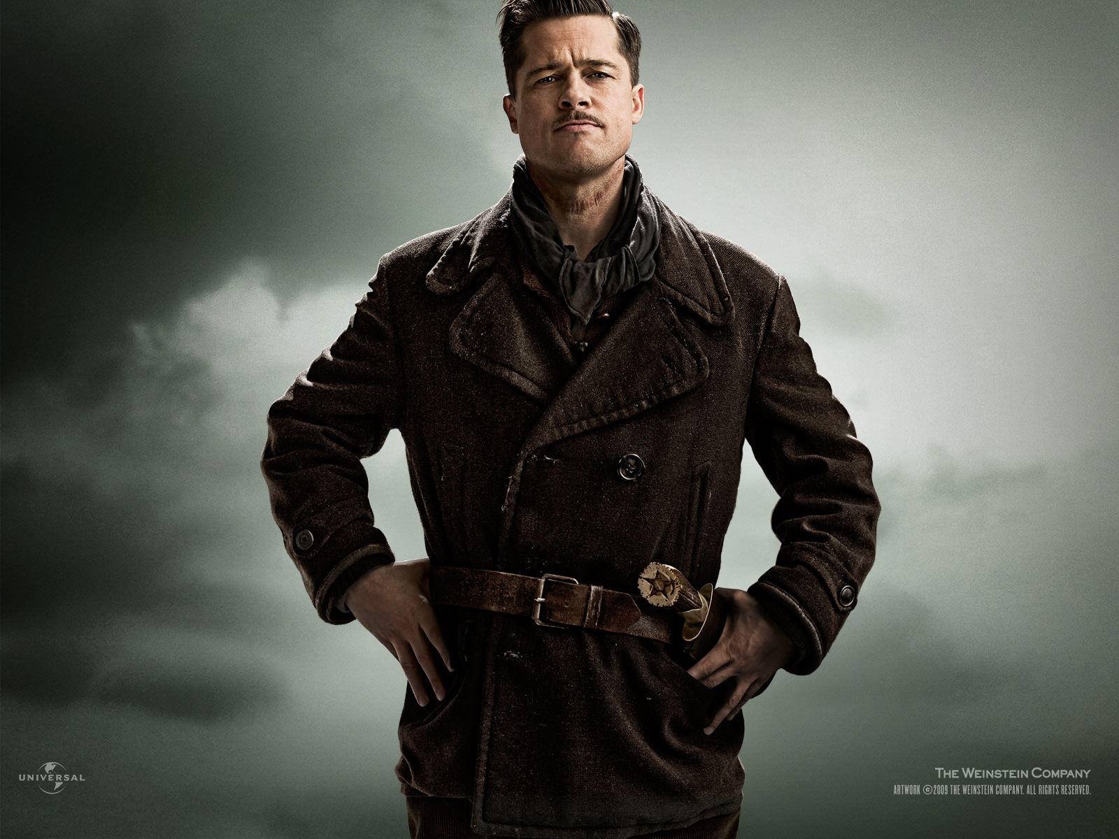 Inglourious Basterds Wallpaper - Brad Pitt Inglourious Basterds Jacket - HD Wallpaper 