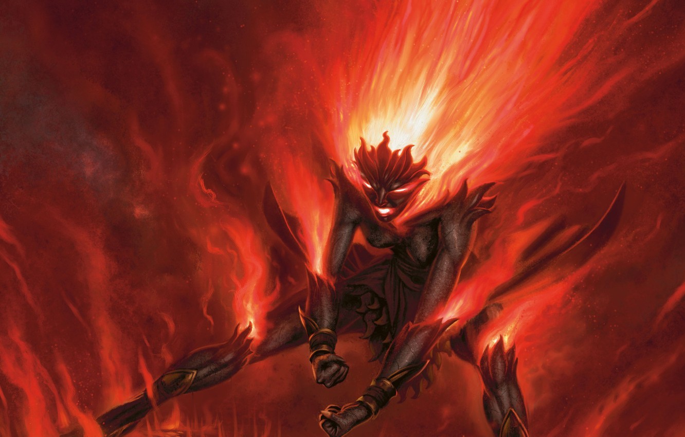 Photo Wallpaper Anger, Fire, Flame, Power, The Demon, - Nova Chaser - HD Wallpaper 