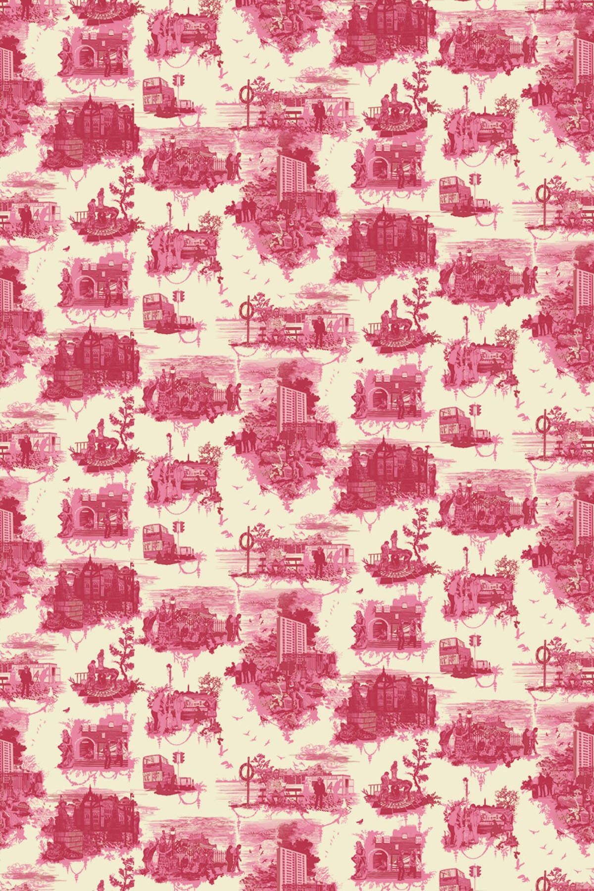 Glasgow Toile Timorous Beasties - HD Wallpaper 