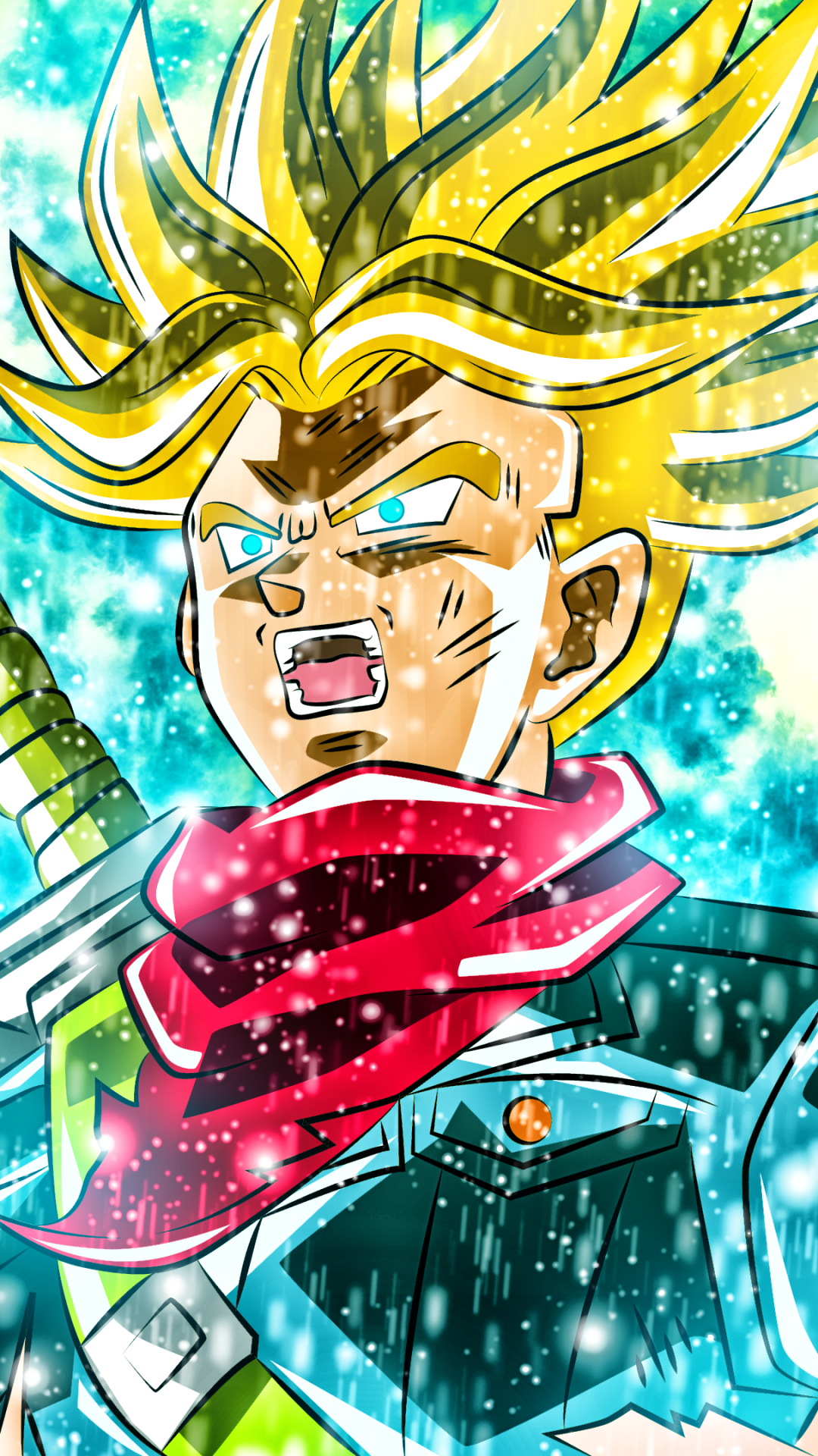 Dragon Ball Super Iphone Wallpaper Trunks - HD Wallpaper 