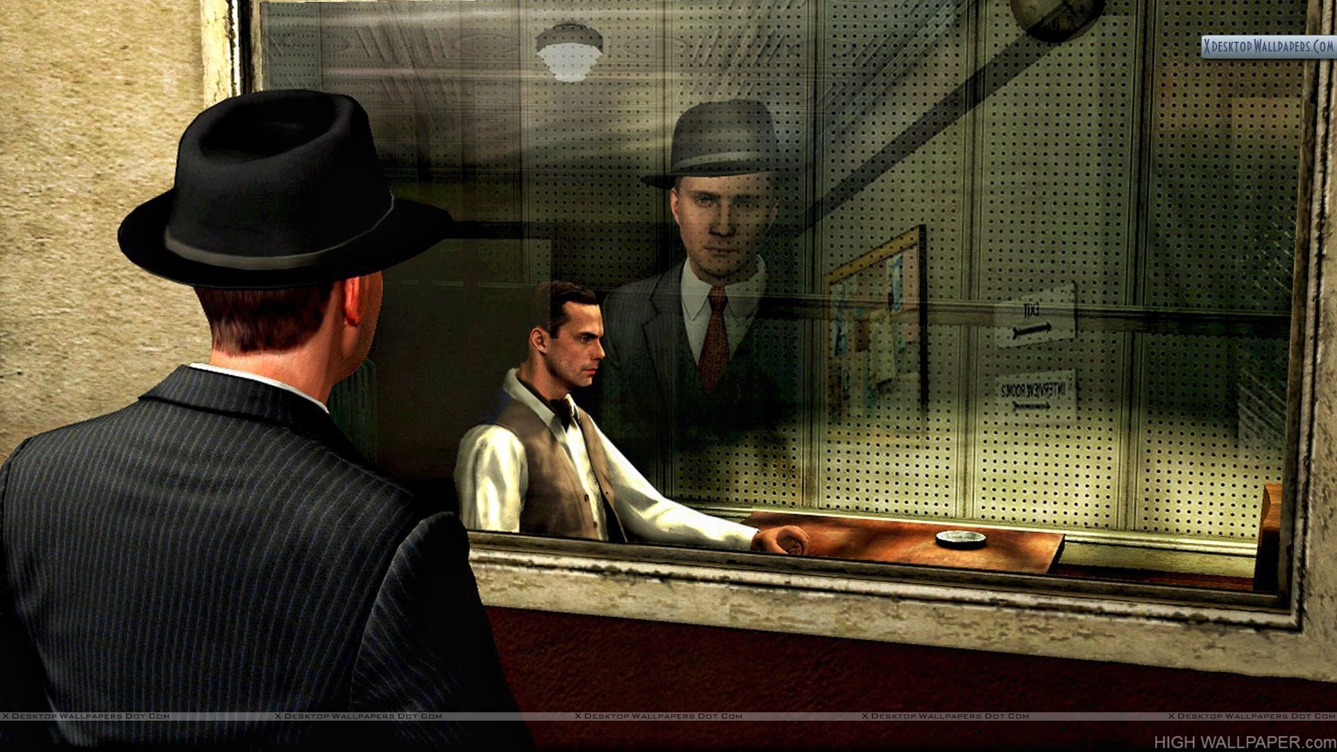 La Noire Interrogation Room - HD Wallpaper 